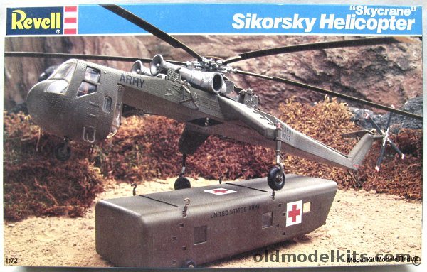 Revell 1/72 Sikorsky CH-54A Skycrane - (CH-54 A), 4459 plastic model kit